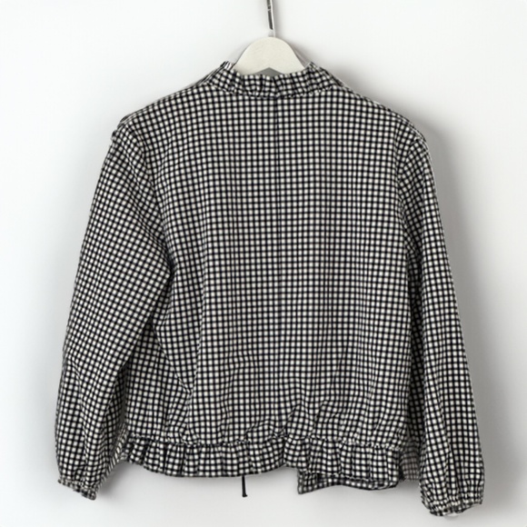 J.Crew Gingham Bomber Jacket - Picture 3 of 5